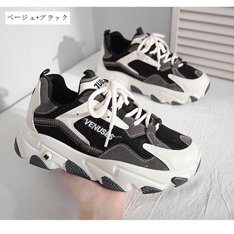 [Product Series]★Shoes★ 3color Size 35-40 Sneakers Sports Style Shoes Easy to Match Cute Ladies