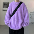 Load image into Gallery viewer, [NANSHI Series]★Sweater★ 6color Tops Unisex Men's Cute Beige Black Brown Pink Red Purple
