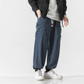 Load image into Gallery viewer, [輕甜 Series]★China style trousers★Casual pants 3color Unisex Men's Large size Blue Black Brown
