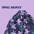 Gallery viewerに画像を読み込む, 【TRAVEL ISSUANCEシリーズ】★レトロ シャツ★ 油絵風シャツ 花柄 ストリート 原宿風 男女兼用 メンズ 紫 ゆったり
