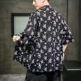 Load image into Gallery viewer, [JUNYI Series]★China Style Shirt★ Tops Unisex Men's Large Size Black Black Print
