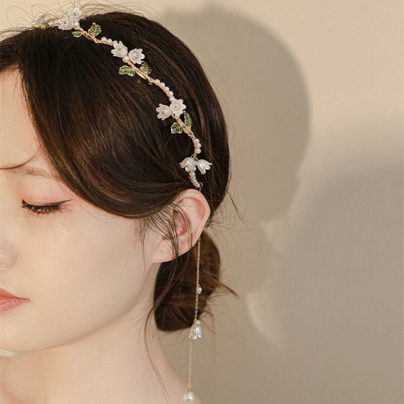 [Rx Independent Series] ★Headband★ Fringe Women's Accessories Hair Ornament Suzuran Suzuran Cute