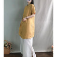 Load image into Gallery viewer, [Kofuku Series]★China style shirt★ 4color long shirt ethnic style blue white pink yellow
