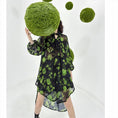 Load image into Gallery viewer, [YIDAO Series]★Setup★ 2-piece set, top and bottom set, shirt + shorts, slimming, cool, green, green
