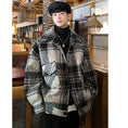 Load image into Gallery viewer, [Leonbinno Series]★Coat★ 2color Outerwear Unisex Men's Large Size Plaid Pattern
