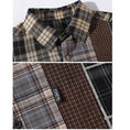 Load image into Gallery viewer, [BIGEMAN Series] ★Short sleeve shirt★ Tops, plaid pattern, unisex, men's, large size, switching
