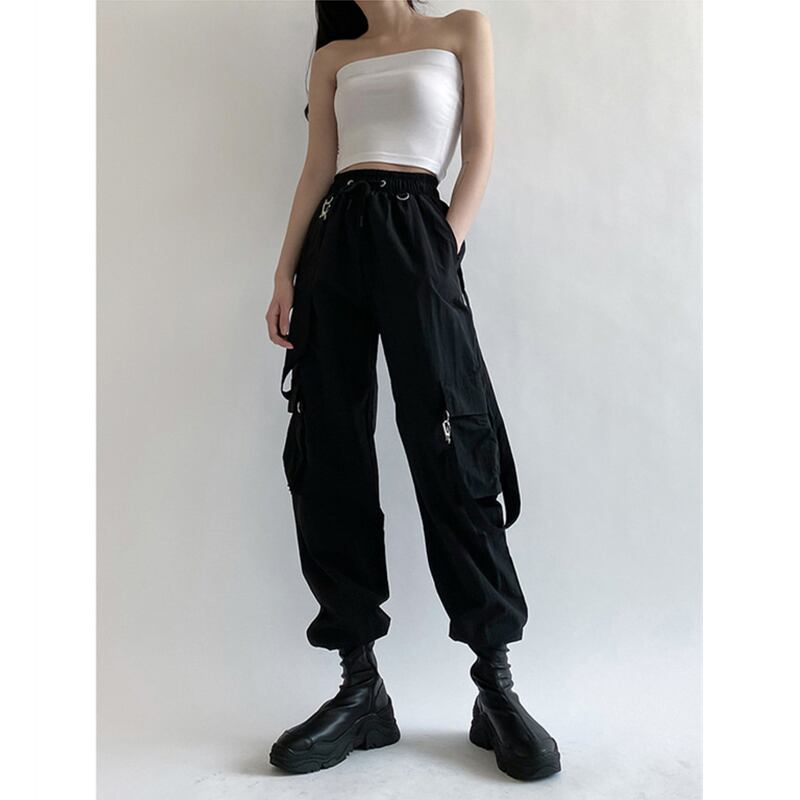 [JIAYI Series] ★Casual Pants★ Bottoms Pants Ladies Stylish Slimming Easy to Match Black