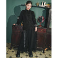 Load image into Gallery viewer, [Old Monster---Gold Series]★China style pants★Bottoms Gaucho pants original slimming black
