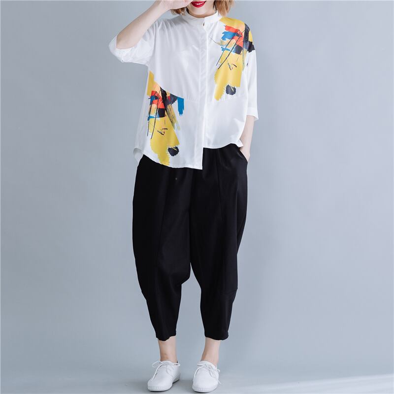 [Kobeiya Series]★Setup★ 2-piece set Shirt + Pants 2color ML XL 2XL White Black Yellow