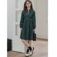 Load image into Gallery viewer, [Ali Series] ★One Piece★ Women's Shirt Dress Green Commuting Date Cute SML XL
