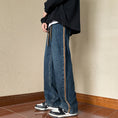 Load image into Gallery viewer, [Tiaota Series]★Denim Pants★ Bottoms Unisex Men's Trousers Blue Blue ML XL 2XL Casual
