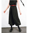 Load image into Gallery viewer, [Kokaisha---Kaikage Series]★China style pants★Bottoms Gaucho pants Plain slimming ML XL Black Black
