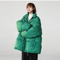 Load image into Gallery viewer, [Ushiomiomi Series] ★Winter Coat★ 2color Cotton Coat Unisex Men's Fashion Large Size Black Green
