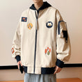 Load image into Gallery viewer, [GUMALA Series]★Jacket★ 3color Outerwear Stadium Jacket Embroidery Unisex Men's Cool
