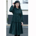 Load image into Gallery viewer, [Mokuyi Series] ★One Piece★ 2color Long Sleeve One Piece Women's Cute Retro Black Green
