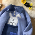 Load image into Gallery viewer, [Emeisa Series] ★Sweater★ 3color Knit Tops Unisex Men's Rabbit Cute POLO Neck
