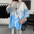 Load image into Gallery viewer, [Emeisa Series]★China Style Shirt★ 3color Tops Unisex Men's Fashion Snowy Mountain Pattern
