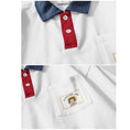 Load image into Gallery viewer, [TRAVEL ISSUANCE series]★POLO shirt★ 2color tops Color scheme Unisex Men's White Navy
