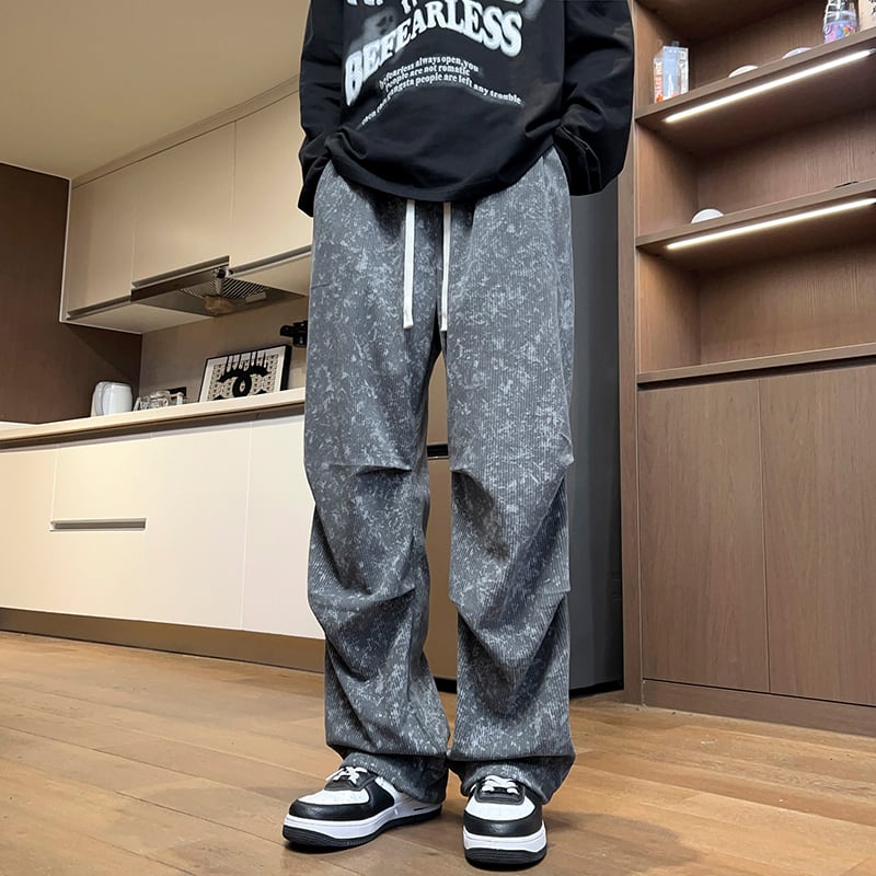 [NANSHI Series] ★Casual Pants★ 3color Bottoms Trousers Corduroy Unisex Men's Black Gray Coffee Color