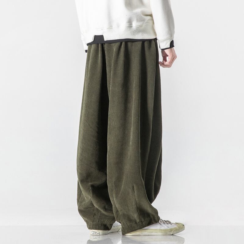 [Small Trouble Series]★China Style Pants★ 5color Bottoms Unisex Men's Large Size Blue Green Black Gray