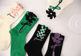 Load image into Gallery viewer, [TIDEPLAY series]★Socks★ 5color 2 pairs Flower Rabbit White Black Green Cute Easy to match White Black Green
