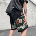 Load image into Gallery viewer, [V37 Series]★Shorts★ 2color Shorts Summer Clothes Embroidery Floral Pattern Unisex Large Size Casual
