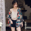 Load image into Gallery viewer, [Akino Shinsho Series]★China style happi coat★ Tops Sun protection Cool Summer Loose Print Ethnic style Retro
