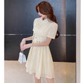 Load image into Gallery viewer, [LINXIAOXIAN Series] ★China-style dress★ Improved cheongsam dress, cute, short sleeve, summer clothes, improves temperament, wedding
