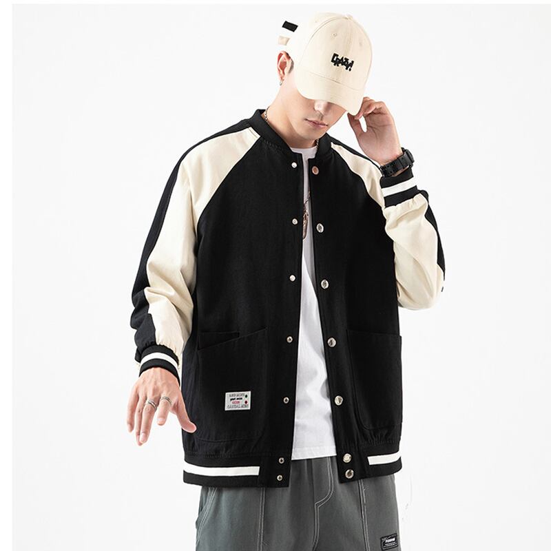 [BIGEMAN Series]★Jacket★ Outerwear 2color Unisex Men's Large Size Color Scheme Retro Spring Clothes