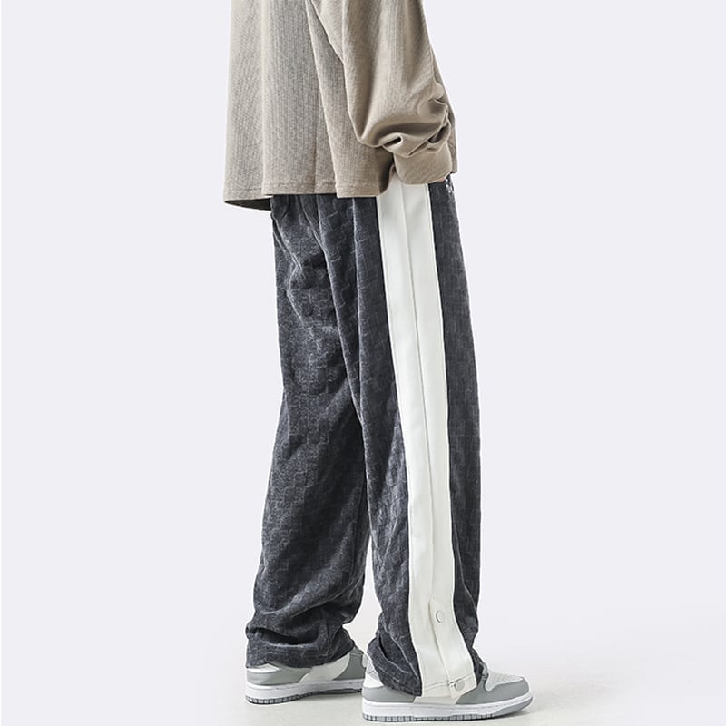 [Teijaku Series] ★Casual Pants★ 3color Bottoms Unisex Men's Corduroy Coffee Color Black Gray