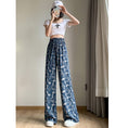 Load image into Gallery viewer, [FENGLIN Series] ★Casual Pants★ Bottoms Trousers Cool Blue Blue Slimming Print Summer Clothes Paisley
