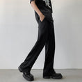 Load image into Gallery viewer, [YOULIN Series]★Pants★ Casual pants, unisex, men's, cool, black, black design, easy to match
