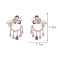 Load image into Gallery viewer, [TAOXI Series]★Earrings★ Pair Earrings Women's Accessories Purple Date Party Improve Temperament
