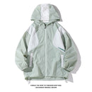 [BIGEMAN Series]★Jacket★ Outerwear 2color Thin Sun Protection Summer Clothes Unisex Men's Large Size Green Green