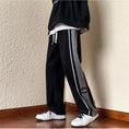 Load image into Gallery viewer, [Leonbinno Series]★Fleece-lined pants★Casual pants 2color Unisex Men's Large size Black Gray
