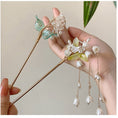 Load image into Gallery viewer, [Liaoyuan Series] ★Chinese style hair ornament★ 1 hairpin, old-fashioned women's accessories, lily of the valley, bell orchid, fringe
