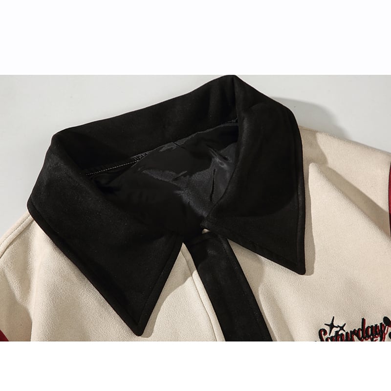 [Satoru Series]★Jacket★ 3color Outerwear Unisex Men's Large Size Beige Black Coffee Color