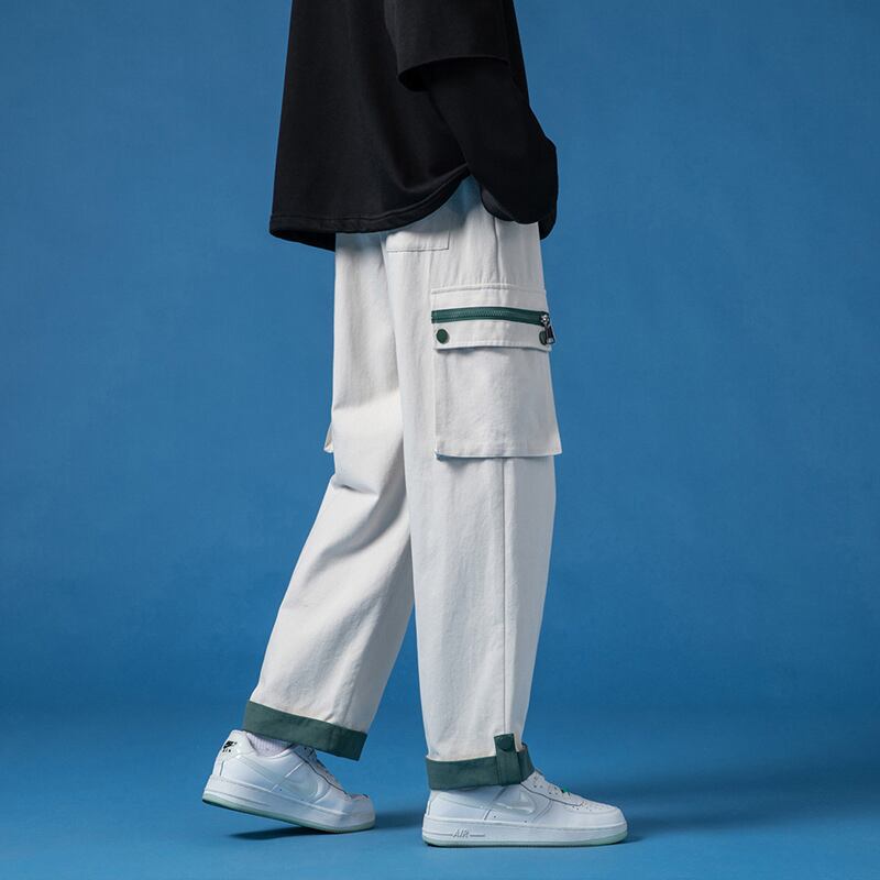 [BIGEMAN Series] ★Casual Pants★ 2color Quarter-length Bottoms Pants Unisex Men's Large Size Color Scheme Fashion