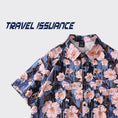 Load image into Gallery viewer, [TRAVEL ISSUANCE series] ★Retro shirt★ Floral pattern shirt, unisex, men's, beach, travel, photography, blue, cute, easy to match
