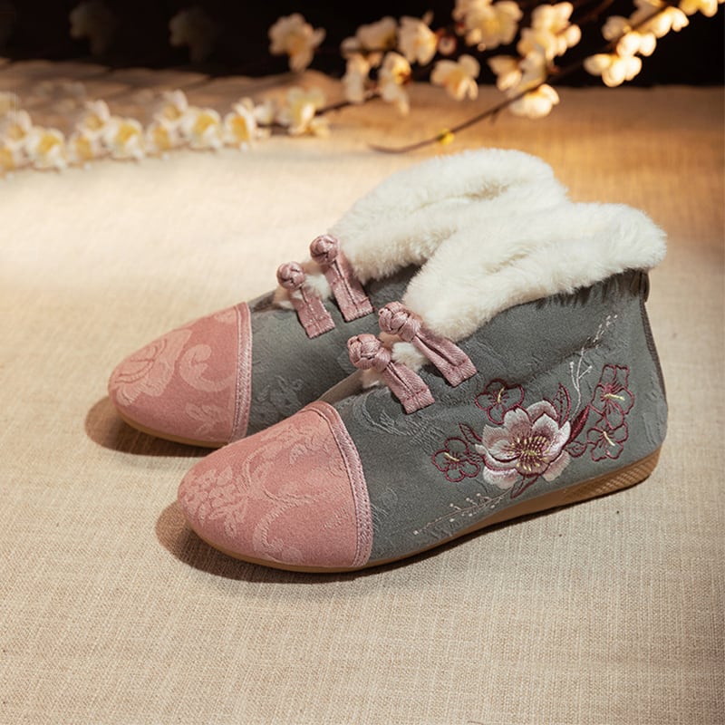 [Kumobatanosari series] ★Embroidered shoes★ Chinese shoes 11 types available to choose from Floral pattern Size 35-40 Cute autumn/winter shoes