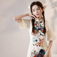 Load image into Gallery viewer, [YUEQIAO Series]★China Dress★ 4color Short Length Chinese Style Dress Crane Chinese Clothes Switching Cute
