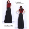 Load image into Gallery viewer, [Chubanlan Series]★China style pants★ Gaucho pants chiffon high waist black black large size
