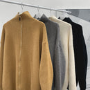 [Emeisa Series]★Sweater★ 4color Knit Tops Outerwear Cardigan Unisex Men's Solid Color Easy to Match