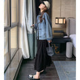 Load image into Gallery viewer, [YXF Series] ★China style outerwear★ Denim jacket China buttons Easy to match Chinese clothes Blue Blue
