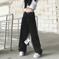 Load image into Gallery viewer, [Style Series]★Gaucho Pants★ Trousers Bottoms Black High Waist Slimming
