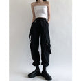 Load image into Gallery viewer, [JIAYI Series] ★Casual Pants★ Bottoms Pants Ladies Stylish Slimming Easy to Match Black
