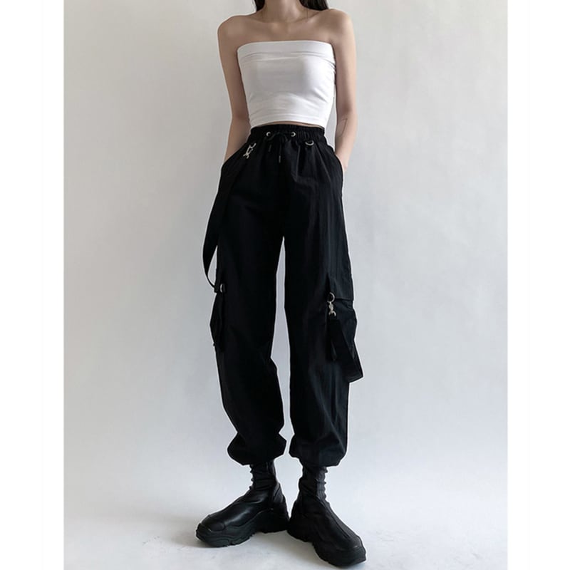 [JIAYI Series] ★Casual Pants★ Bottoms Pants Ladies Stylish Slimming Easy to Match Black