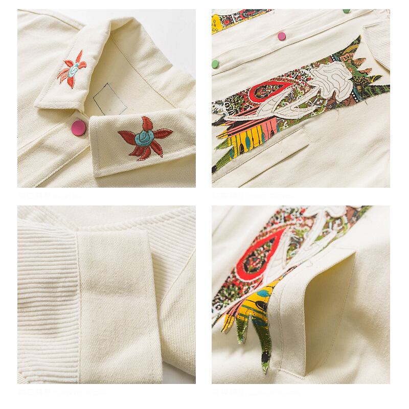 [Satoru Series] ★China style jacket★ Outerwear, embroidery, unisex, men's, casual, couple clothes, fashionable