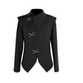 Load image into Gallery viewer, [Daiseiryusu Series]★China style blazer★Outer slim switching retro black black irregular
