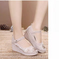 Load image into Gallery viewer, [RUIXUAN Series]★Embroidered shoes★ 2color Chinese shoes Ethnic style Tang-style Hanfu shoes Chinese clothes Size 35-40 Beige Blue Easy to match
